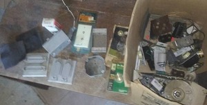 Misc. Electrical Switches Boxes And More.