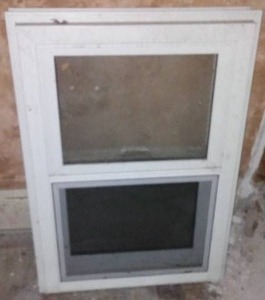 Double Hung Window Half Screen NEW, 30 x 22 Vinyl