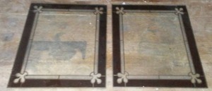 Glass Stained Panels Lead Look, 18 x 16
