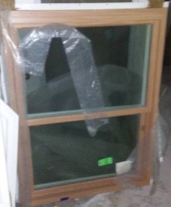 Double Hung Vinyl Window, NEW 35.5 x 47.75,