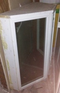 Bay Window 63 W x 27D x 59.5W. Excellent