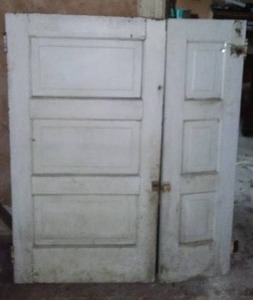 Vintage Cabinet Doors. 2, with hardware.