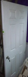 Interior Door with lever handle. 36