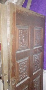 Decorative carved doors 34.5 & 33.75. Solid Wood.