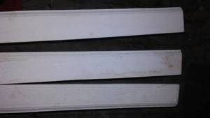 Base Mouldings 3 pieces. 12 foot each.