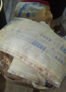 Open Rolls of Insulation. -2