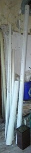 PVC pipe 4, 3 & more.