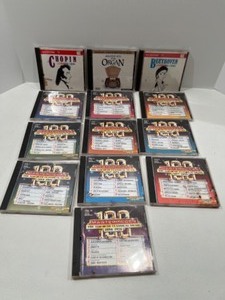 lot 65 image: Classical Music CDs, 100 Masterpieces Including Chopin & Beethovan