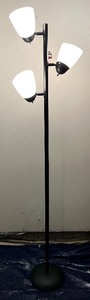 lot 28 image: Adjustable 3 Arm Directional Floor Lamp