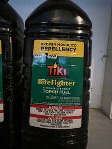 lot 95 image: TIKI BiteFighter Torch Fuel Large 3Qt Jars