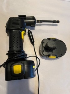 lot 104 image: Sharper Image Cordless Auto Stop Tire Inflator