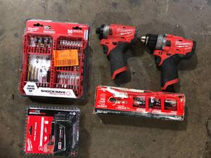 Lot of Milwaukee Tools and Hardware Various Models and Conditions Customer Returns See Pictures