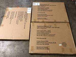 Lot of 3 Husky 2-Pack Steel Pegboard Set in Black (36 in. W x 26 in. H) for Ready-to-Assemble Steel Garage Storage System  Customer Returns See Pictures