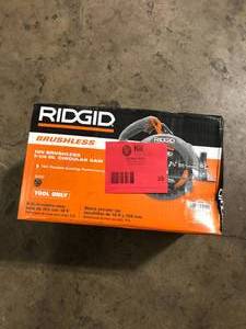 RIDGID 18V Brushless Cordless 7-14 in. Circular Saw (Tool Only)  Customer Returns See Pictures