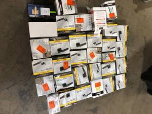 Lot of Assorted Door Handles and Digital Locks Various Models and Conditions Customer Returns See Pictures