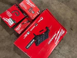 Lot of Assorted Milwaukee Tools and Hardware Various Models and Conditions  Customer Returns See Pictures