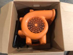 1625 CFM 3-Speed Portable Blower Fan Air Mover with Collapsible Handle and Rear Wheels for Water Damage Restoration by RIDGID   Customer Returns See Pictures