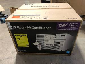 10,000 BTU 115-Volt Window Air Conditioner LW1016ER with ENERGY STAR and Remote in White by LG  Customer Returns See Pictures