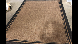 Gertmenian & Sons Paseo Soroa ChestnutBlack 8 ft. x 10 ft. Border IndoorOutdoor Area Rug  Customer Returns See Pictures