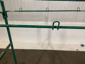 Rolling Utility Cart with Hooks