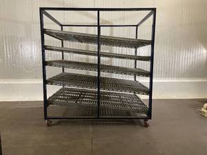 Flow Rack with Rolling Frame