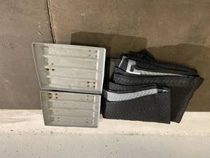 Two Light Weight Moving Dollies and Three Packing Blankets