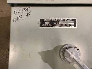 Jockey Pump Controller Panel with Key