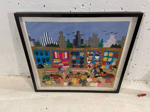 Colorful Framed Picture and Unique Print