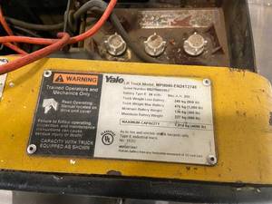 Yale Walk Behind Electric Pallet Jack