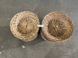 New 12 Round Wicker Baskets