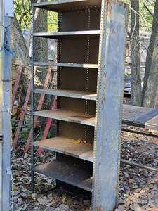 lot 1226 image: Metal Shelving Unit 7-shelf