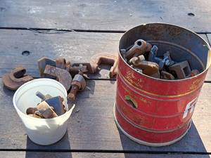 lot 1267 image: Lot of  Assorted Machining Bolts and Clamps