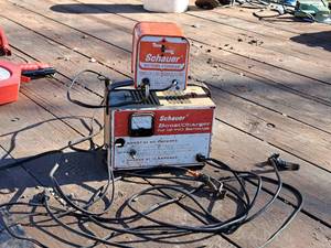 lot 1299 image: Lot of (2) Shaur Boost Charger 612 Volt Battery Charger H612C