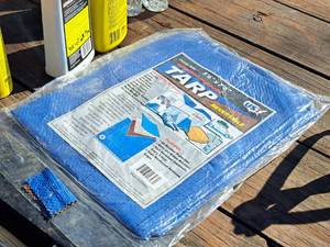 lot 1302 image: General Purpose Tarp 56x76 (New)