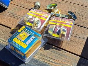 lot 1308 image: Lot of  Assorted Door Locks, Deadbolt, Lock & Door Reinforcer and Door Parts