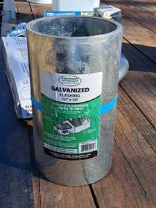 lot 1344 image: Lot of (1 Roll) Union Corrugating Company Galvanized Flashing 50x10