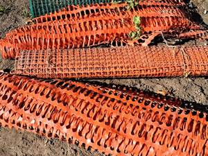 lot 1353 image: Lot of (3 Rolls) 50 Plastic Fencing