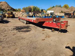 2014 Towmaster Tilt Flatbed Quad-Axle Construction Trailer