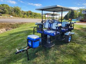 6-person Pull-Behind ATVUTV Trailer with Canopy
