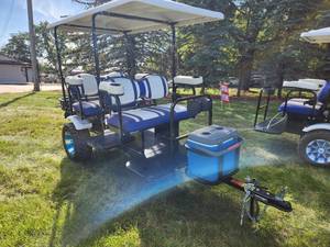 4-person Pull-Behind ATVUTV Trailer with Canopy