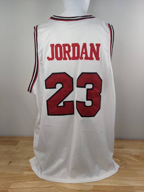 lot 17A image: Michael Jordan #23 Chicago Bulls NBA Mitchell & Ness Basketball Jersey Size Mens 543XL K