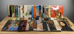 lot 24 image: Large Collection of Vintage Vinyl Albums Barbara Streisand, Jazz, and More D