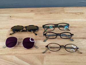 lot 57 image: (5) Pairs of Glasses and Sunglasses DNA by Modo, Anne et Valentin D