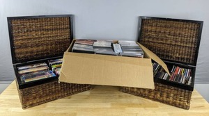 lot 203 image: Amazing Collection of DVDs, CDs, & PC Games A Charlie Brown Christmas, Mamma Mia The Musical, Basia, Sounds of Soul, & Much Much More D