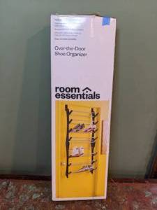 lot 493 image: Room Essentials Over The Door Shoe Organizer  P