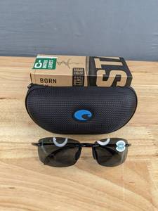 lot 215A image: NEW Black Costa Ballast Sunglasses & Case L