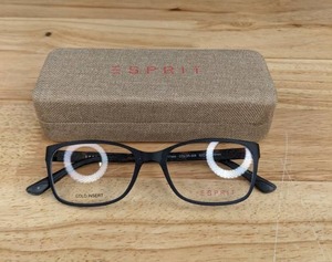 lot 220A image: NEW Esprit Ladies Teal Eyeglass Frames & Case L