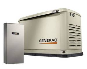 lot 3 image: Brand New Generac Guardian 22,000-Watt (LP)19,500-Watt (NG) Air-Cooled Whole House Generator with Wi-Fi and 200-AmpTransfer Switch O