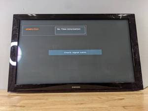 lot 79A image: 42 Samsung Plasma Television TV  J