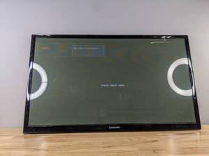 lot 58A image: 51 Plasma Samsung Television TV  J